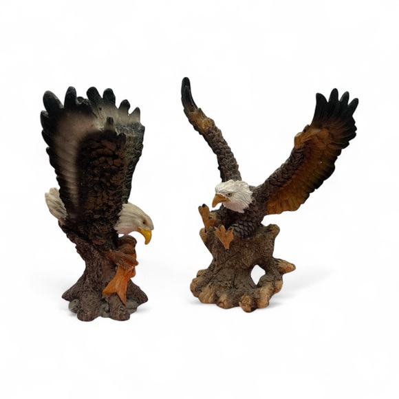 Ebros Gift, Two Resin Majestic Eagle Figurines - Picture 4 of 6
